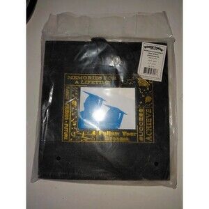 New Graduation Photo Album Black Memory Book Grad Gift